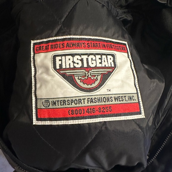 FirstGear Motorcycle Jacket with Protective Padding Large - Picture 5 of 8